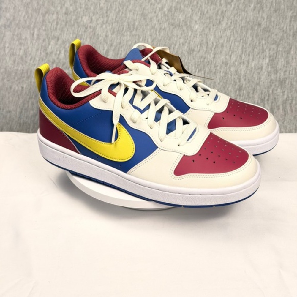 Nike Court Borough Low Recraft BG Sweet Beet Citron Blue IM2181-633 Mens‎ 7Y - Picture 4 of 9